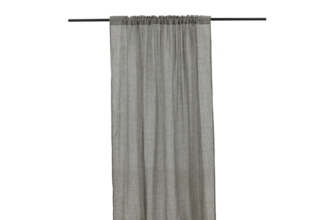Venture Home Elena Curtain Polyster/cotton - Black / - 240*135