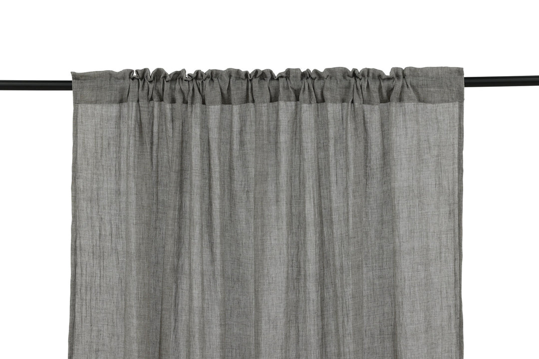 Venture Home Elena Curtain Polyster/cotton - Black / - 240*135