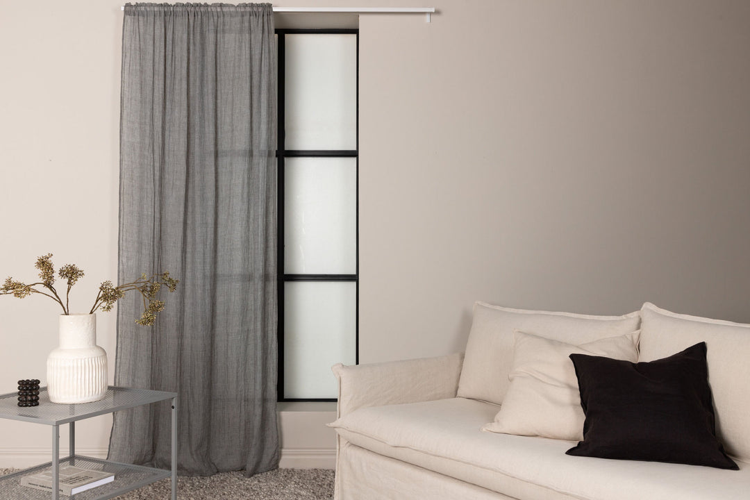 Venture Home Elena Curtain Polyster/cotton - Black / - 240*135