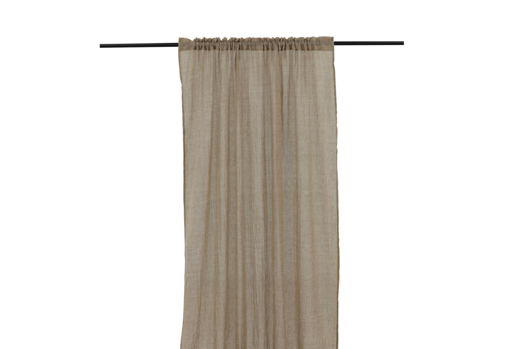 Venture Home Elena Curtain Polyster/cotton - Brown / - 240*135
