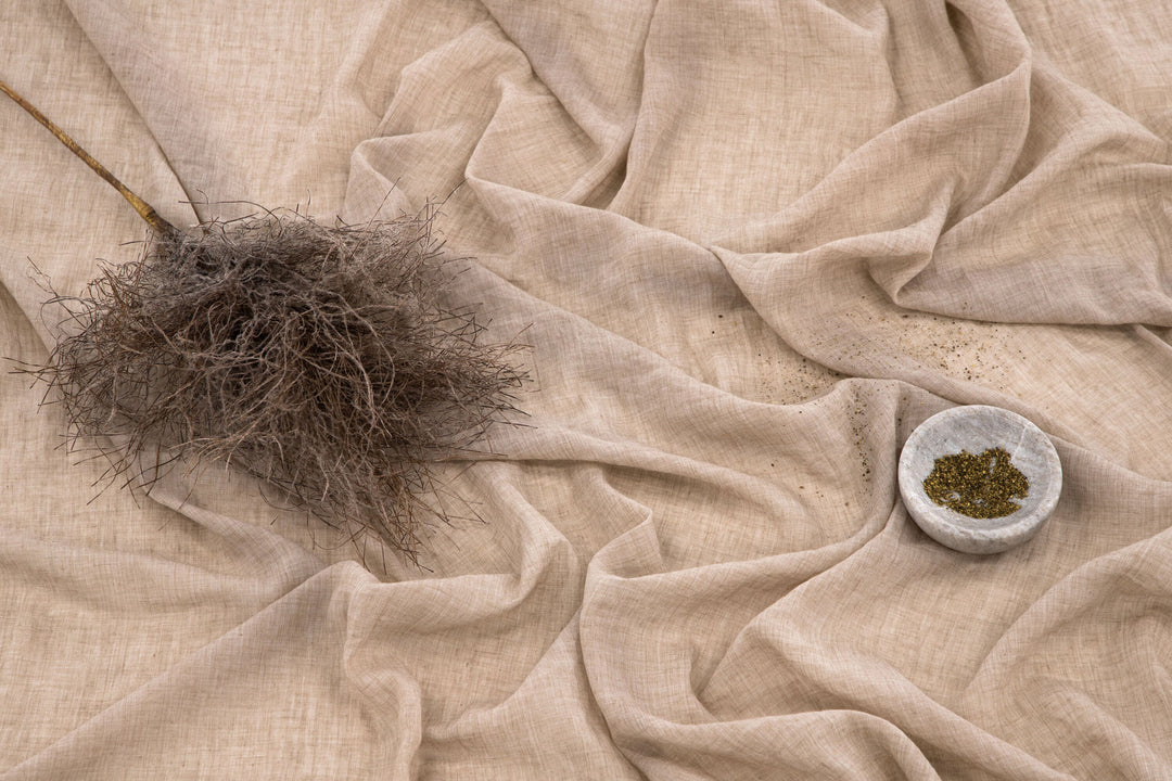 Venture Home Elena Curtain Polyster/cotton - Beige / - 240*135