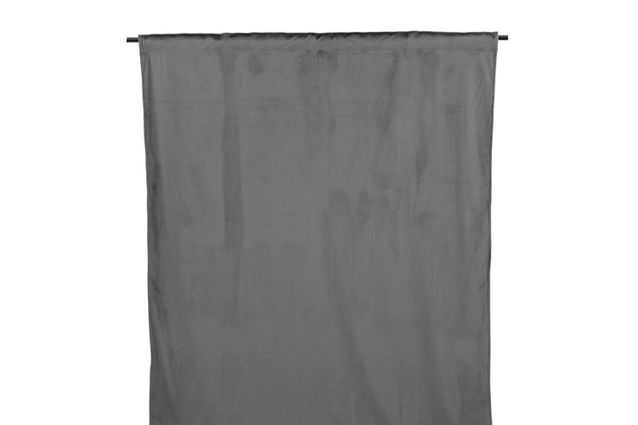 Venture Home Mary Curtain Polyester/velvet - Grey / - 250*135