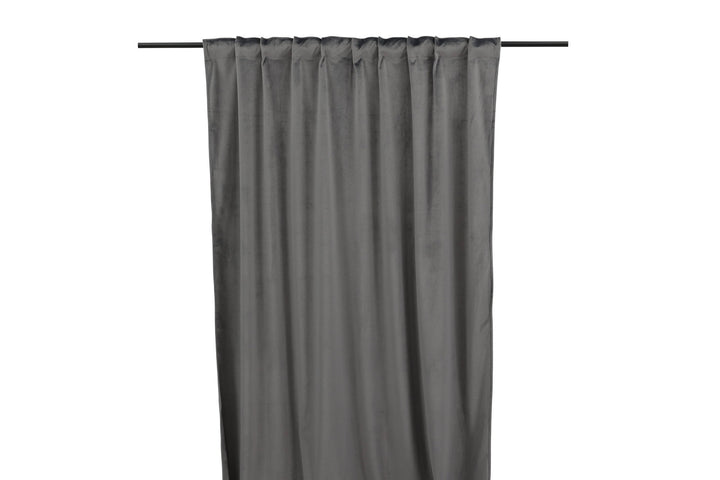 Venture Home Mary Curtain Polyester/velvet - Grey / - 250*135