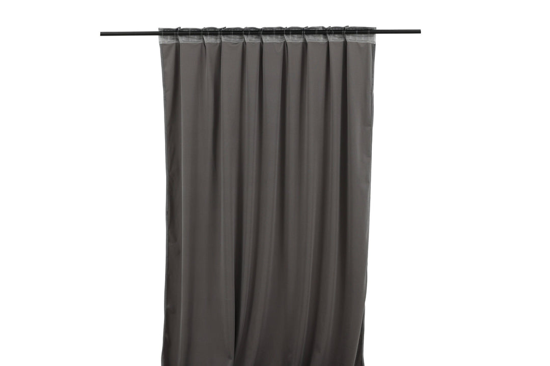 Venture Home Mary Curtain Polyester/velvet - Grey / - 250*135