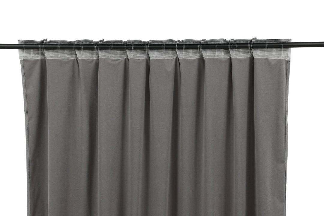Venture Home Mary Curtain Polyester/velvet - Grey / - 250*135