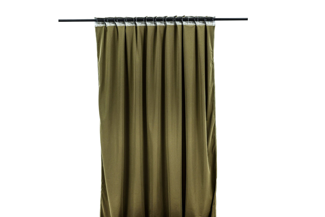 Venture Home Mary Curtain Polyester/velvet - Green / - 250*135