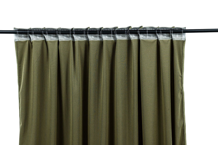 Venture Home Mary Curtain Polyester/velvet - Green / - 250*135