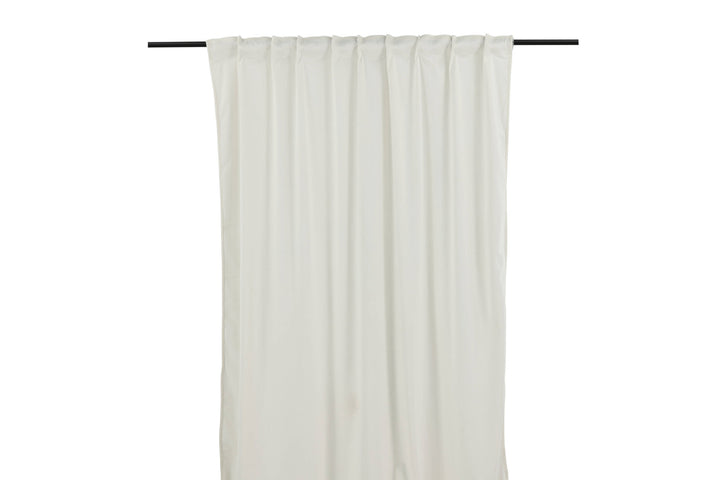 Venture Home Mary Curtain Polyester/velvet - White / - 250*135
