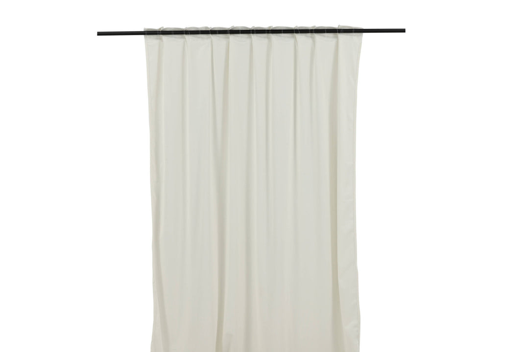Venture Home Mary Curtain Polyester/velvet - White / - 250*135