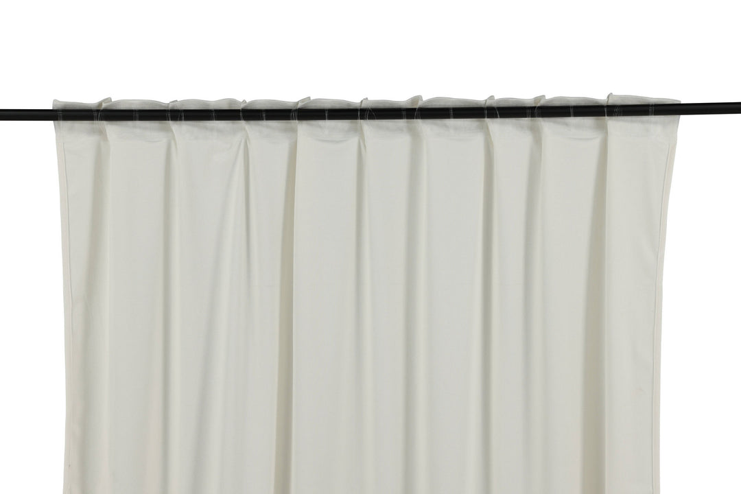 Venture Home Mary Curtain Polyester/velvet - White / - 250*135