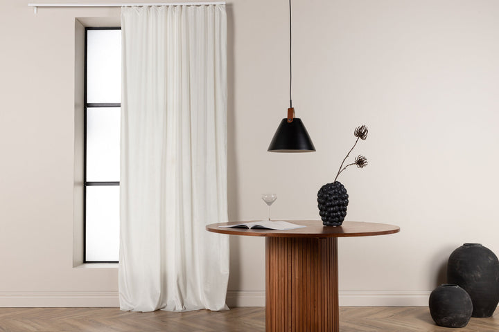 Venture Home Mary Curtain Polyester/velvet - White / - 250*135