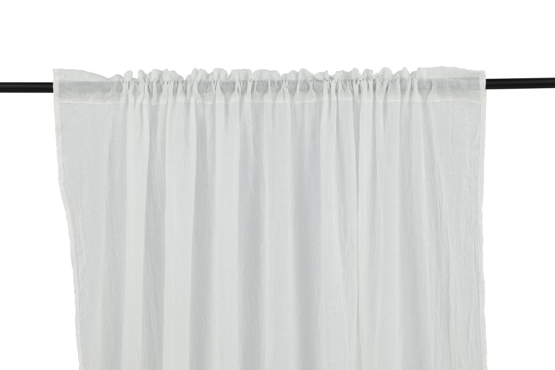 Venture Home Elena Curtain Polyster/cotton - White / - 240*135