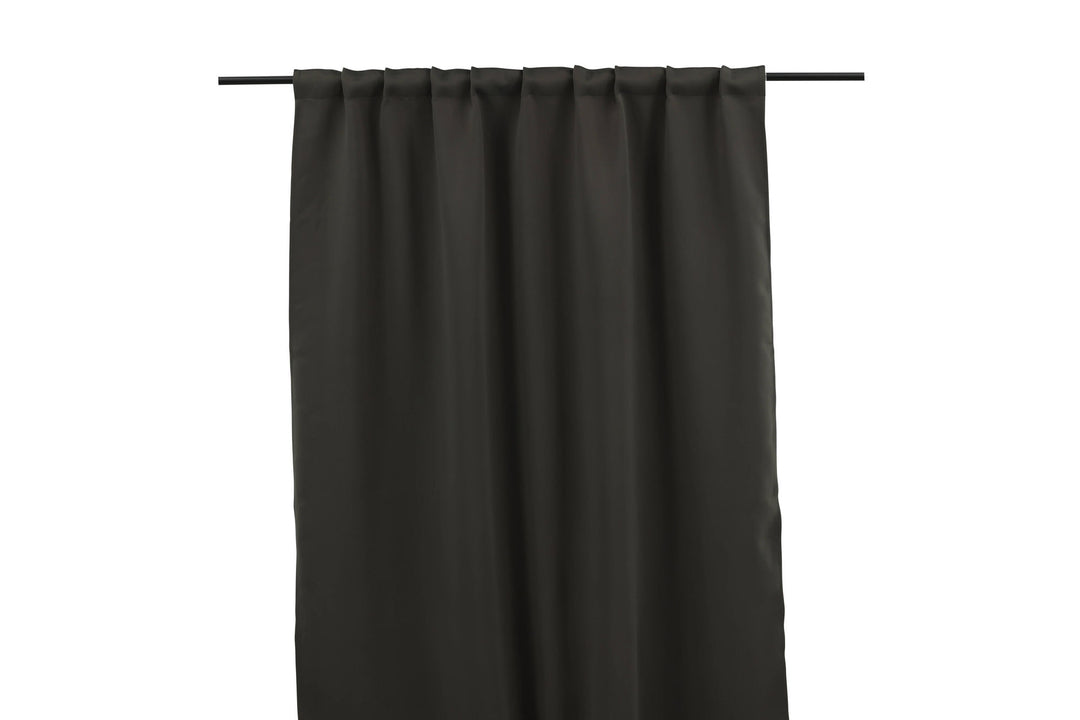 Venture Home Evelyn Curtain Polyester blackout - Dark grey - 135*290 - Multi tape