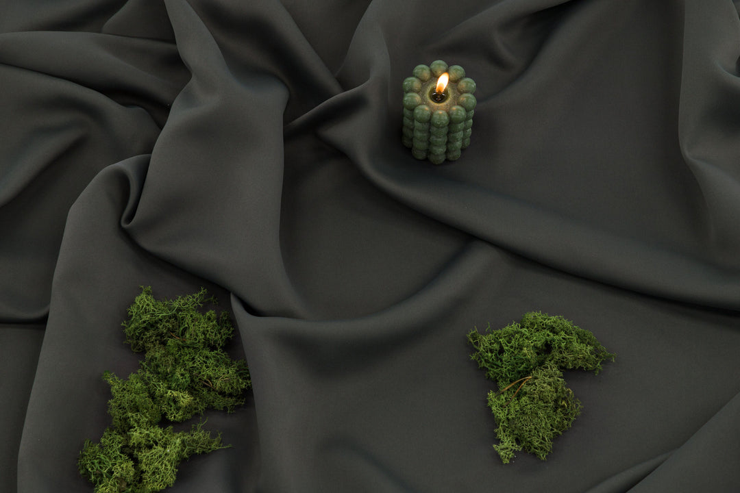 Venture Home Evelyn Curtain Polyester blackout - Dark grey - 135*290 - Multi tape