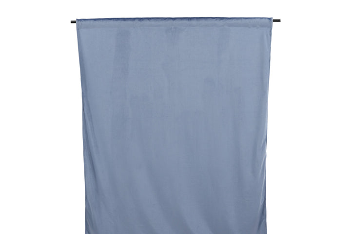 Venture Home Mary Curtain Polyester/velvet - Blue / - 250*135