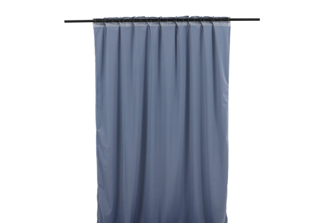 Venture Home Mary Curtain Polyester/velvet - Blue / - 250*135