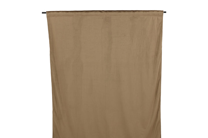Venture Home Mary Curtain Polyester/velvet - Brown / - 250*135