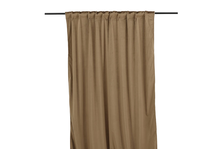 Venture Home Mary Curtain Polyester/velvet - Brown / - 250*135
