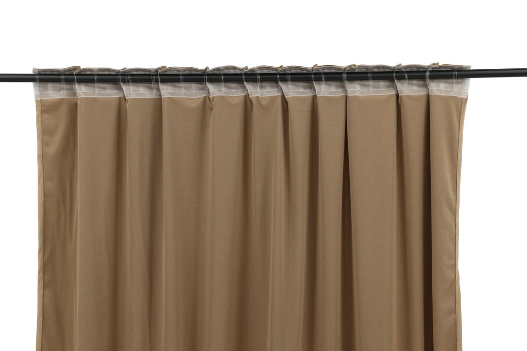 Venture Home Mary Curtain Polyester/velvet - Brown / - 250*135