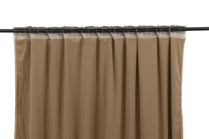 Venture Home Mary Curtain Polyester/velvet - Brown / - 250*135