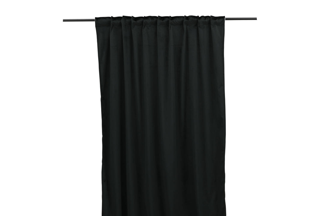 Venture Home Mary Curtain Polyester/velvet - Black / - 250*135