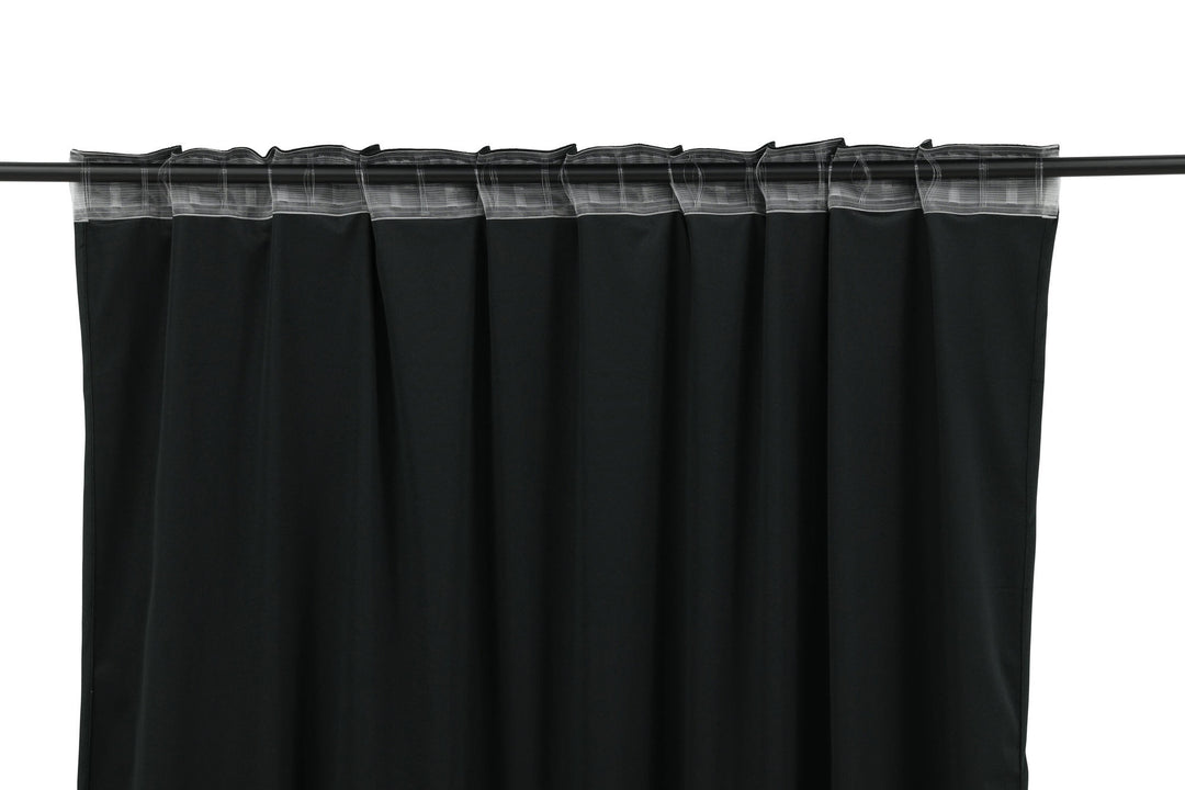Venture Home Mary Curtain Polyester/velvet - Black / - 250*135