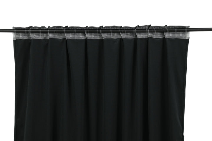 Venture Home Mary Curtain Polyester/velvet - Black / - 250*135