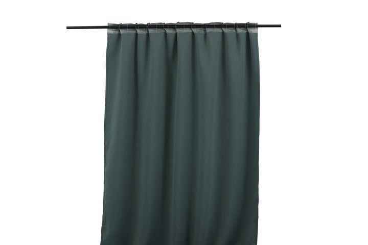 Venture Home Evelyn Curtain Polyester blackout - Blue/green - 135*290 - Multi tape