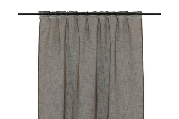 Venture Home Kaya Curtain Polyester/fake linen - Brown - 140*290 - Multi band