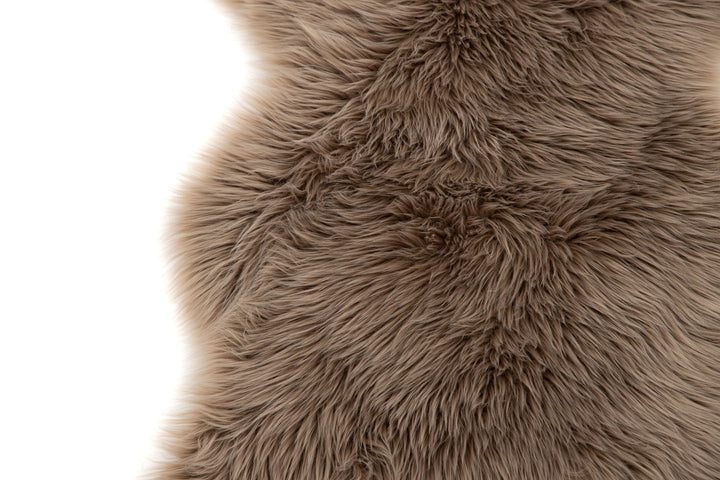 Venture Home Katy Sheepskin Polyester/fake suede/Acrylic - Brown / - 60*90