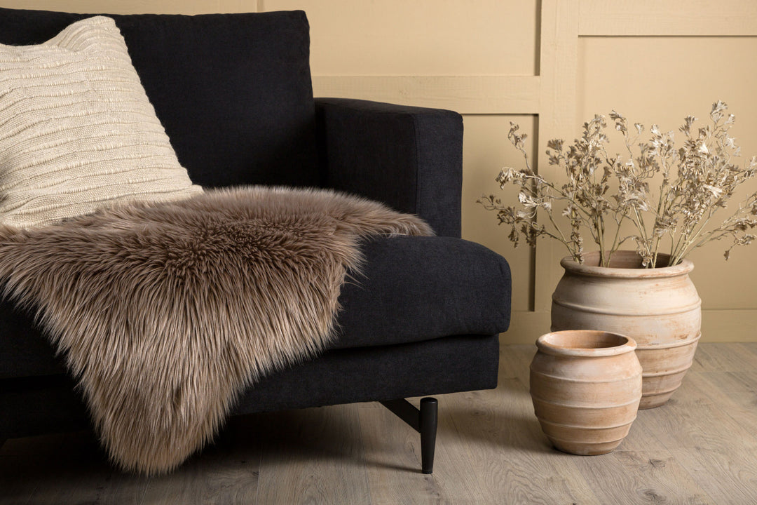 Venture Home Katy Sheepskin Polyester/fake suede/Acrylic - Brown / - 60*90