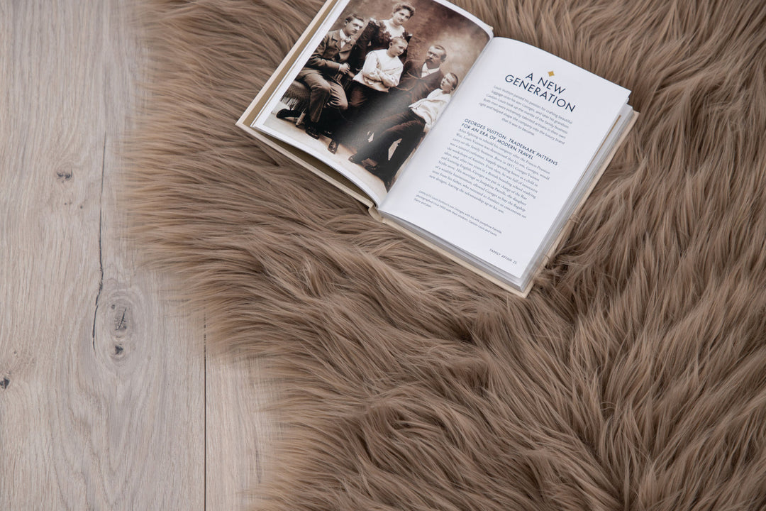 Venture Home Katy Sheepskin Polyester/fake suede/Acrylic - Brown / - 60*90