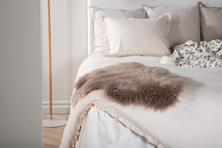 Venture Home Katy Sheepskin Polyester/fake suede/Acrylic - Brown / - 60*90