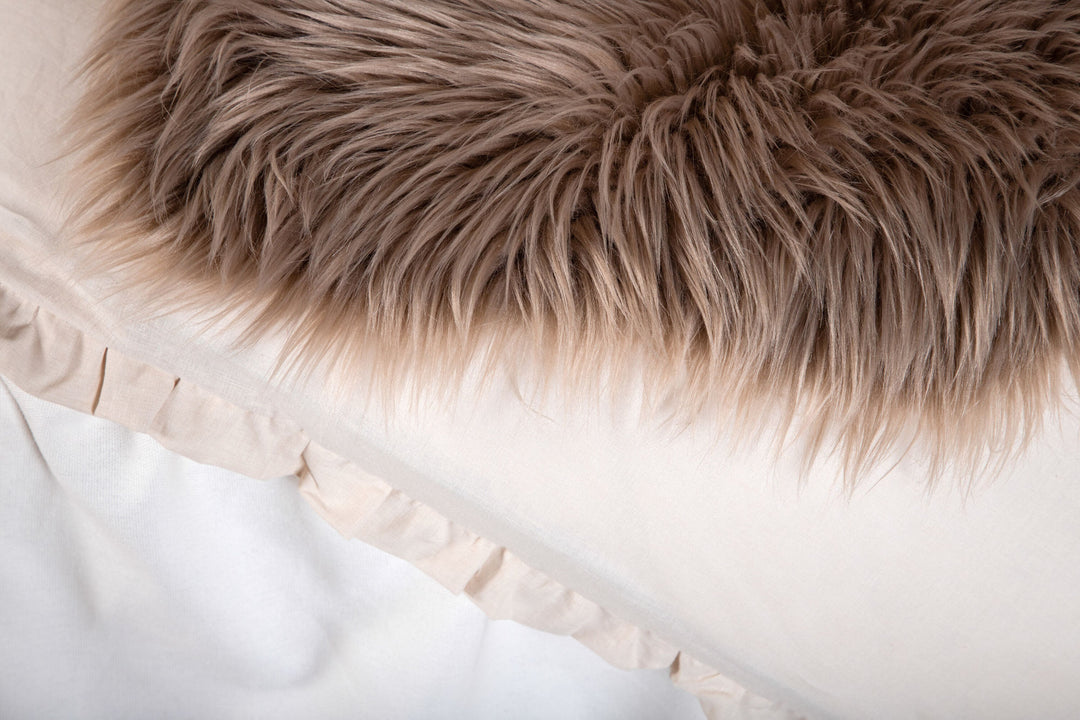 Venture Home Katy Sheepskin Polyester/fake suede/Acrylic - Brown / - 60*90