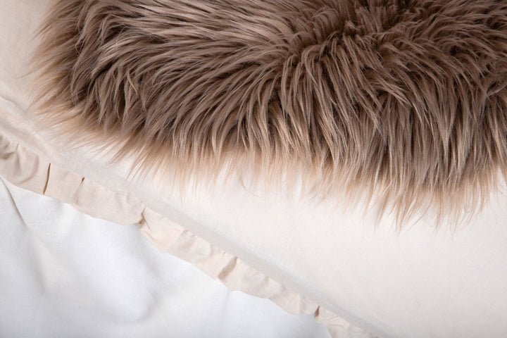 Venture Home Katy Sheepskin Polyester/fake suede/Acrylic - Brown / - 60*90