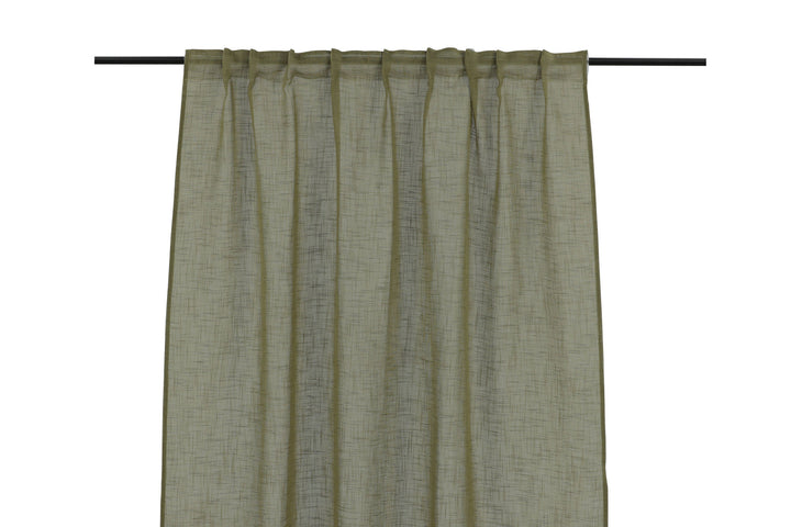 Venture Home Kaya Curtain Polyester/fake linen - Green - 140*240 - Multi band