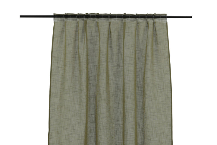 Venture Home Kaya Curtain Polyester/fake linen - Green - 140*240 - Multi band