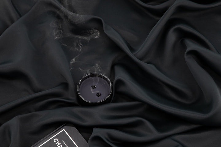 Venture Home Evelyn Curtain Polyester blackout - Black - 135*240 - Multi tape