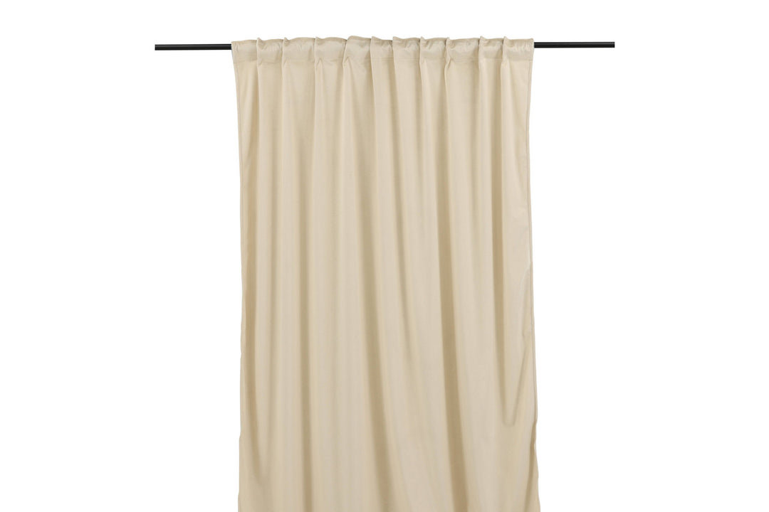 Venture Home Mary Curtain Polyester/velvet - Beige / - 250*135