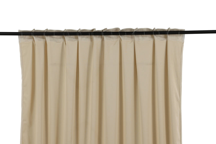 Venture Home Mary Curtain Polyester/velvet - Beige / - 250*135