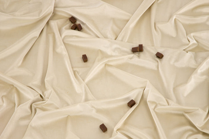 Venture Home Mary Curtain Polyester/velvet - Beige / - 250*135