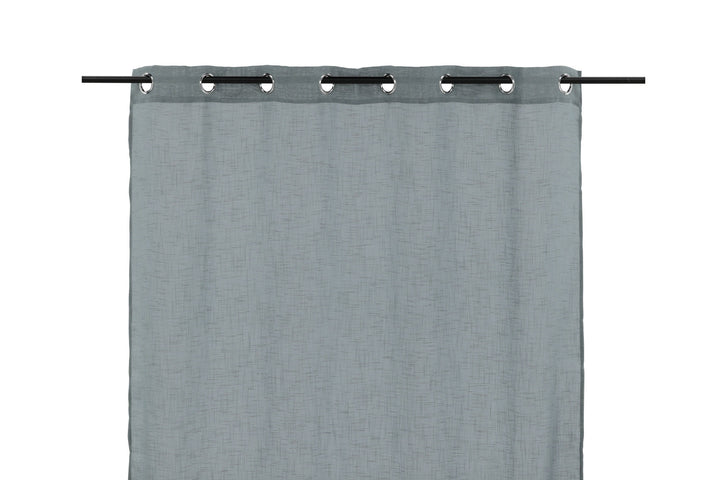Venture Home Kaya Curtain Polyester/fake linen - Grey - 140*290 - Eyelet