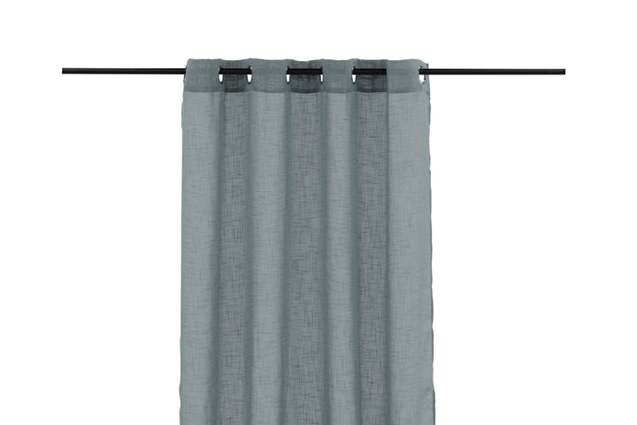 Venture Home Kaya Curtain Polyester/fake linen - Grey - 140*290 - Eyelet