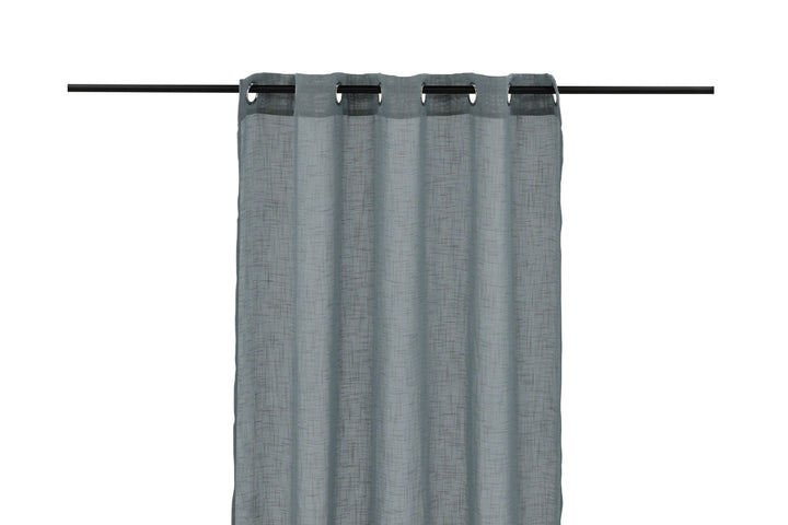 Venture Home Kaya Curtain Polyester/fake linen - Grey - 140*290 - Eyelet