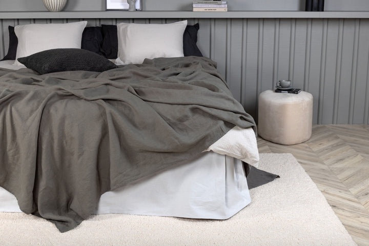 Venture Home Milo Bedspread Linen - Light grey / - 250*180