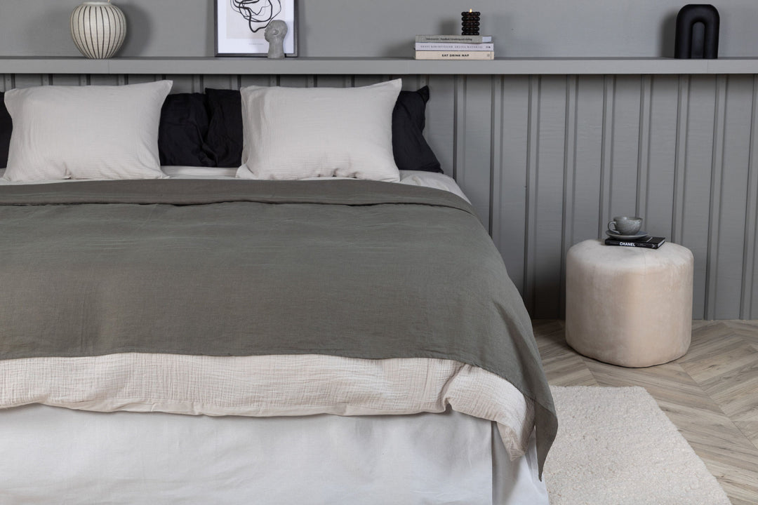 Venture Home Milo Bedspread Linen - Light grey / - 250*180