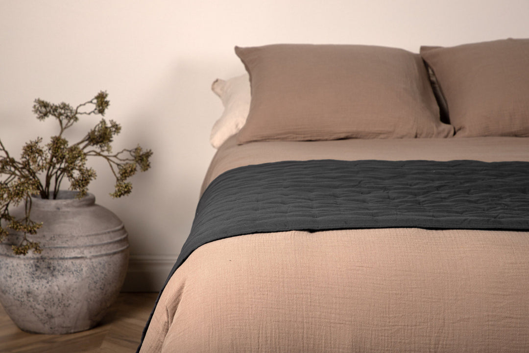 Venture Home Sally Bedspread Microfiber - Antracit / - 180*80
