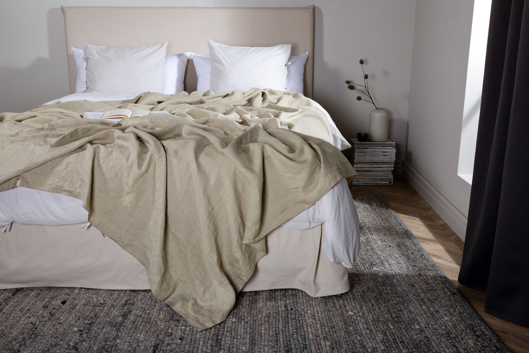 Venture Home Milo Bedspread Linen - Beige / - 260*180