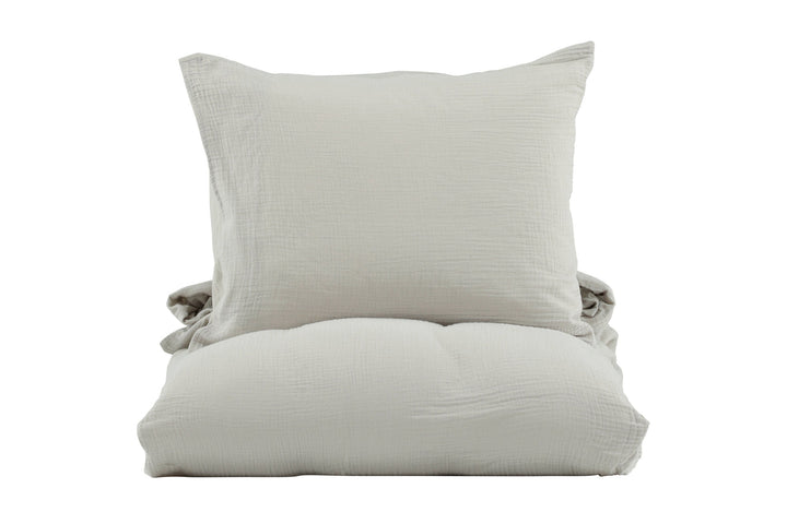 Venture Home Mila Bed Set Cotton gauze - Light Grey / - 150*200