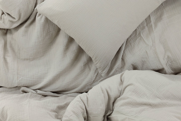 Venture Home Mila Bed Set Cotton gauze - Light Grey / - 150*200